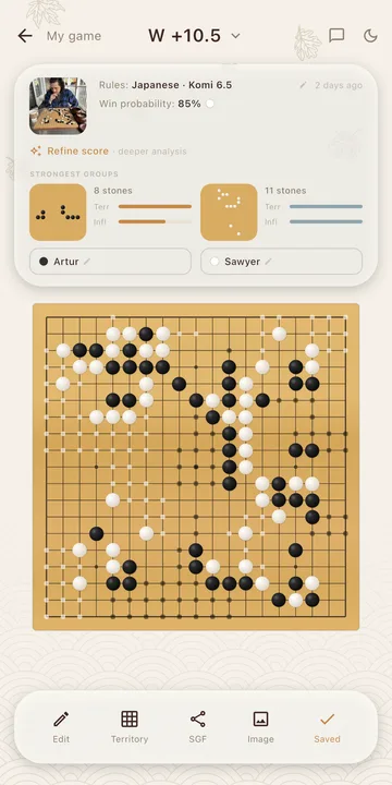 Game analysis